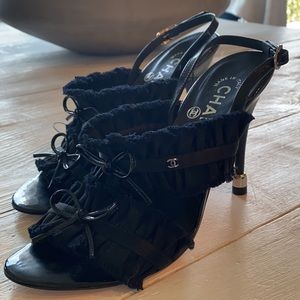 Black Chanel Heels